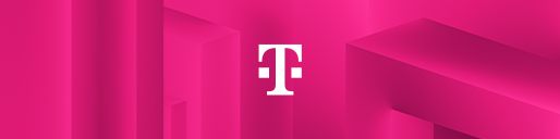 Deutsche Telekom Logo mit magentafarbenem Hintergrund 2 (Foto)