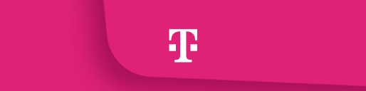 Deutsche Telekom Logo mit magentafarbenem Hintergrund 3 (Foto)