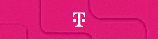 Deutsche Telekom Logo mit magentafarbenem Hintergrund 4 (Foto)