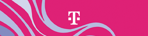 Deutsche Telekom Logo mit magentafarbenem Hintergrund 5 (Foto)