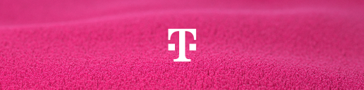 Deutsche Telekom Logo mit magentafarbenem Hintergrund 6 (Foto)